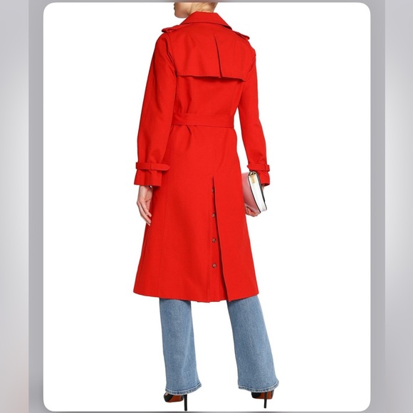 Maje Red Trench - Picture 5 of 13
